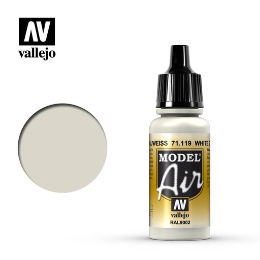 [ VAL71119 ] Vallejo Model Air White Grey 17ml