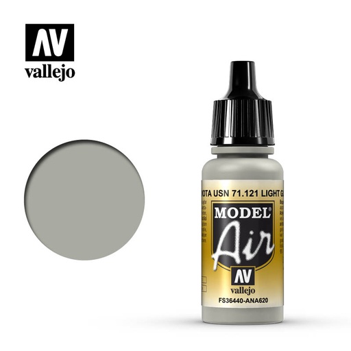 [ VAL71121 ] Vallejo Model Air Light Gull Gray 17ml