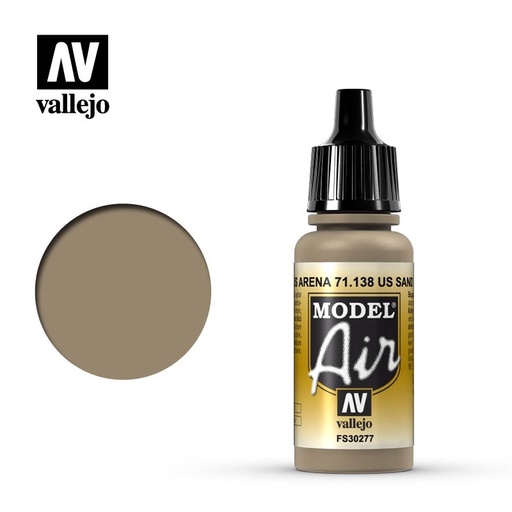 [ VAL71138 ] Vallejo Model Air US Sand 17ml