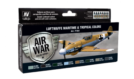 [ VAL71164 ] Vallejo Luftwaffe Maritime And Tropical Colors (8)