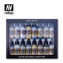 [ VAL71189 ] Vallejo Model Air Set:WWII British RAF & FAA (16 X 17ml)