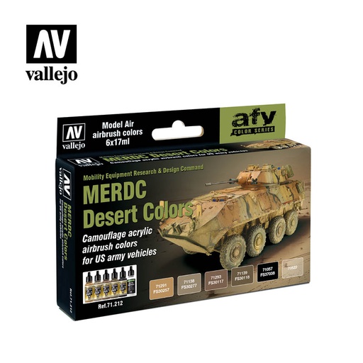 [ VAL71202 ] Vallejo MERDC Camo Colors (8)