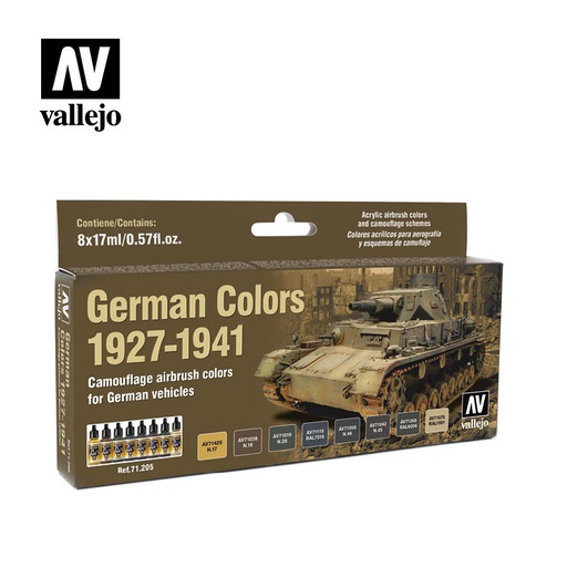 [ VAL71205 ] Vallejo German WWII Colors 1927-1941 (8)
