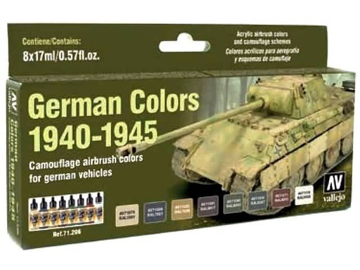 [ VAL71206 ] Vallejo German WWII Colors 1940-1945 (8)