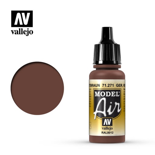 [ VAL71271 ] Vallejo Model Air Ger. Red Brown 17ml