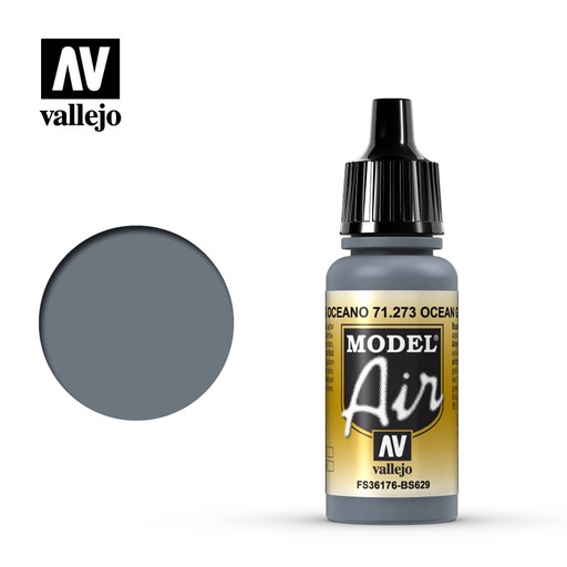 [ VAL71273 ] Vallejo Model Air Ocean Gray 17ml