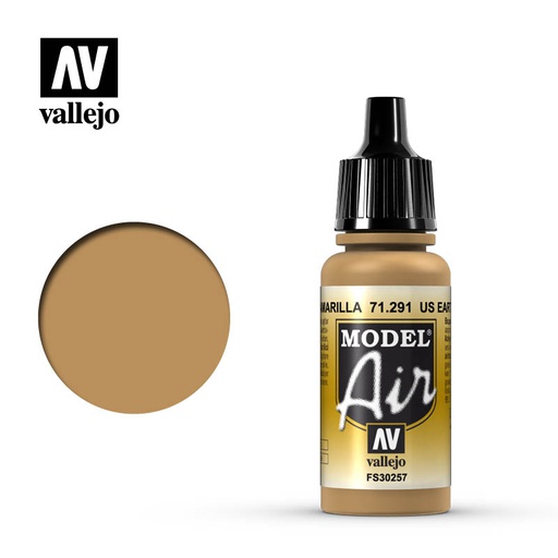 [ VAL71291 ] Vallejo Model Air US Earth Yellow 17ml