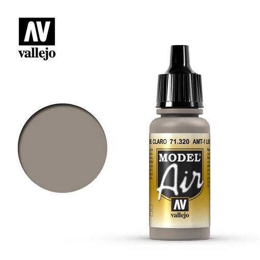 [ VAL71320 ] Vallejo Model Air AMT-1 Light Grey Brown 17ml
