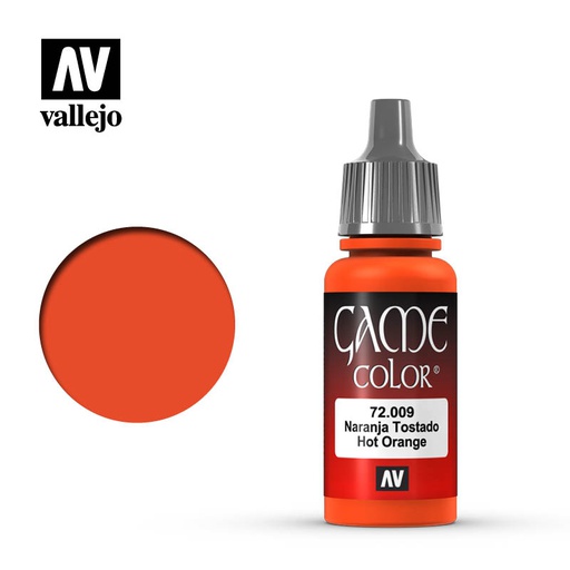 [ VAL72009 ] Vallejo Game Color Hot Orange 17ml