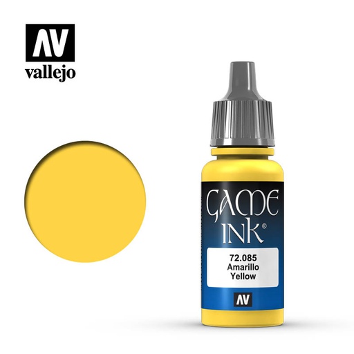 [ VAL72085 ] Vallejo Game Color Yellow Ink 17ml