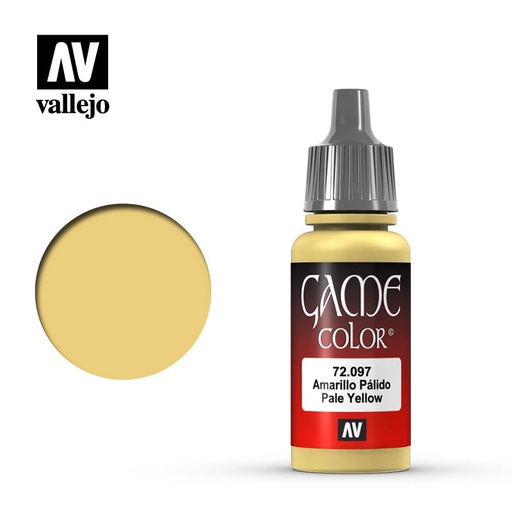 [ VAL72097 ] Vallejo Game Color Pale Yellow 17ml