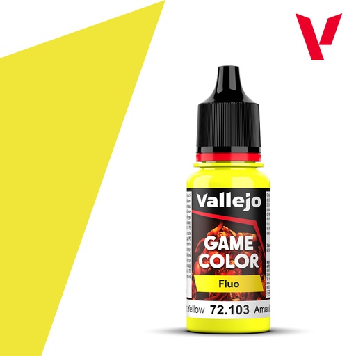 [ VAL72103 ] Vallejo Game Color Fluo Yellow 18ml