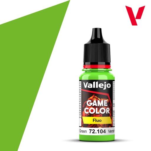 [ VAL72104 ] Vallejo Game Color Fluo Green 18ml