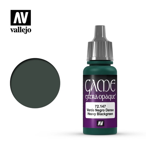 [ VAL72147 ] Vallejo Game Color Heavy Blackgreen 17ml
