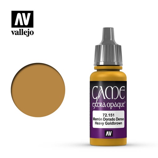 [ VAL72151 ] Vallejo Game Color Heavy Goldbrown 17ml