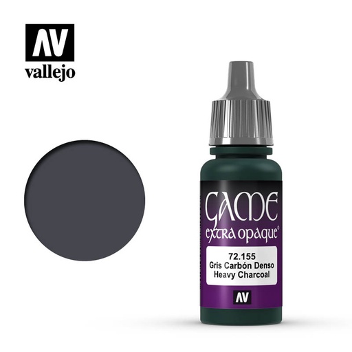 [ VAL72155 ] Vallejo Game Color Heavy Charcoal 17ml