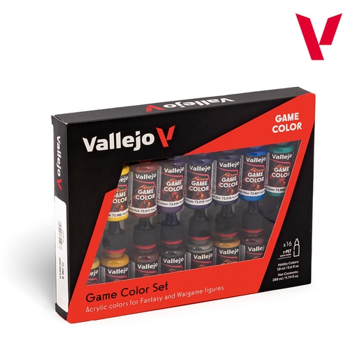 [ VAL72298 ] Vallejo Game Color Set Advanced (16x18ml)