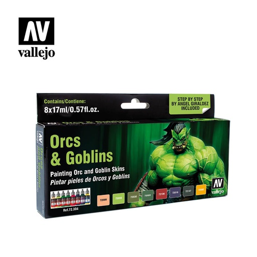 [ VAL72304 ] Vallejo Orcs &amp; Goblins (8) by Angel Giraldez