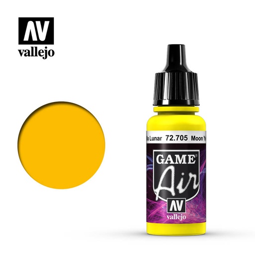[ VAL72705 ] Vallejo Game Air Moon Yellow 17ml