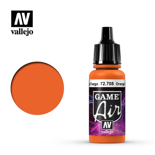[ VAL72708 ] Vallejo Game Air Orange Fire 17ml nml