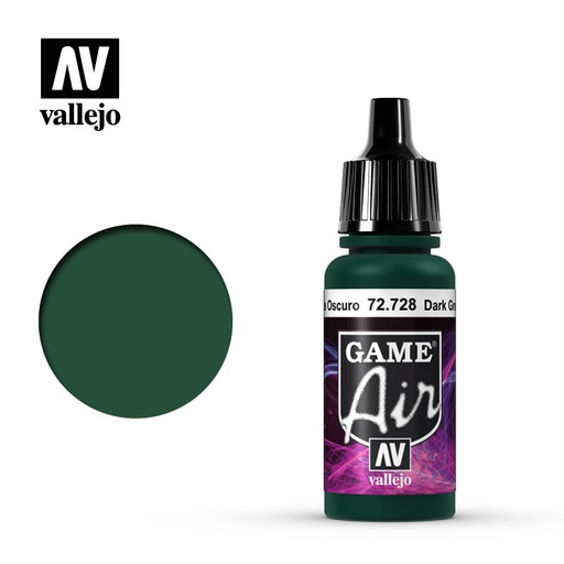 [ VAL72728 ] Vallejo Game Air Dark Green 17ml NML