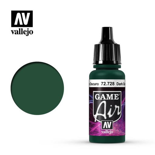 [ VAL72728 ] Vallejo Game Air Dark Green 17ml