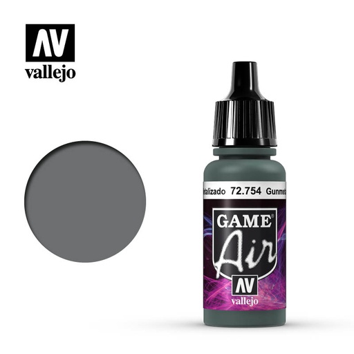 [ VAL72754 ] Vallejo Game Air Gunmetal 17ml