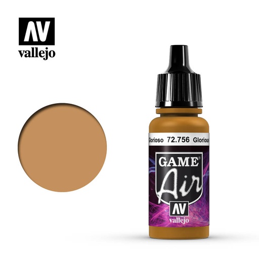 [ VAL72756 ] Vallejo Game Air Glorious Gold 17ml