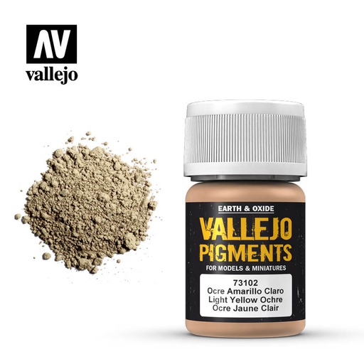 [ VAL73102 ] Vallejo Pigments Light Yellow Ochre