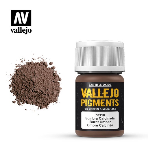 [ VAL73110 ] Vallejo Pigments Burnt Umber