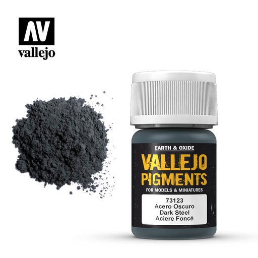 [ VAL73123 ] Vallejo Pigments Dark Steel