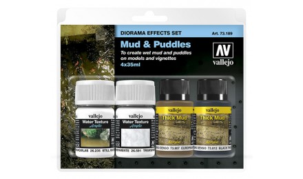 [ VAL73189 ] Vallejo Mud &amp; Puddles (4)