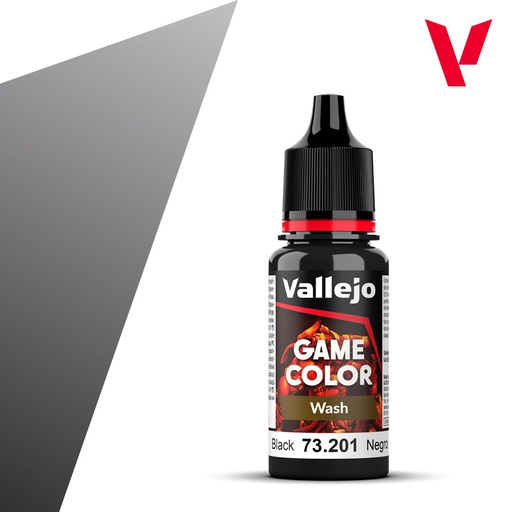 [ VAL73201 ] Vallejo Game Color Black wash 18ml