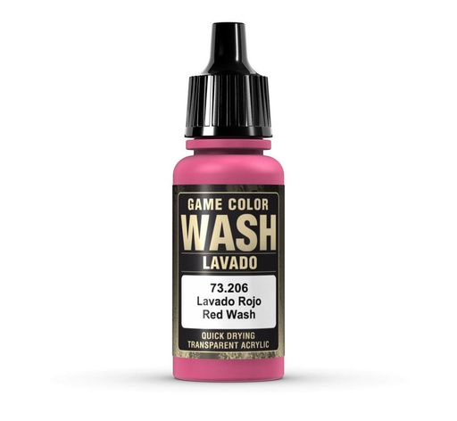 [ VAL73206 ] Vallejo Game Color Red Wash 17ml