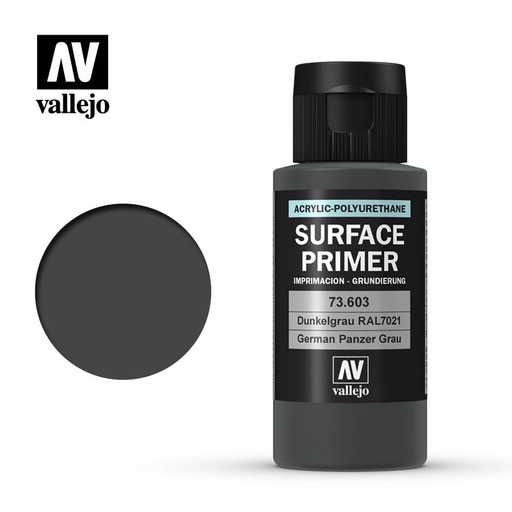 [ VAL73603 ] Vallejo Surface Primer Ger. Panzer Grey 60ml