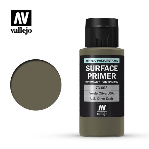 [ VAL73608 ] Vallejo U.S. Olive Drab primer 60 ml