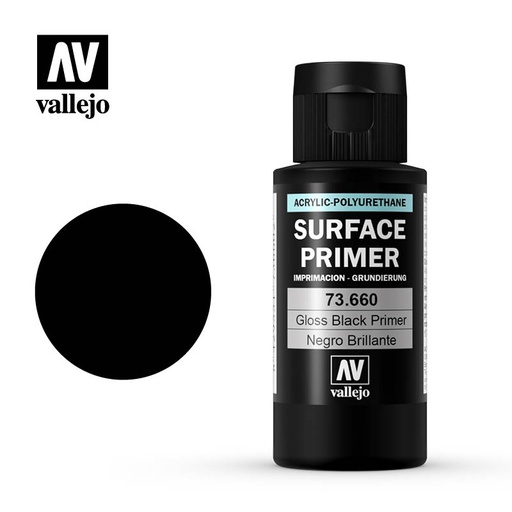 [ VAL73660 ] Vallejo Gloss Black Primer 60 ml
