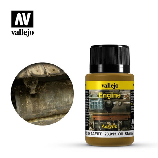 [ VAL73813 ] Vallejo Weathering Effects Oil Stains