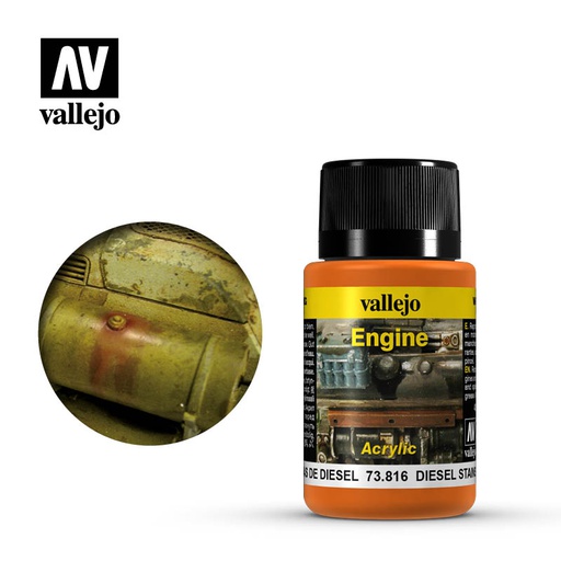 [ VAL73816 ] Vallejo Weathering Effects Diesel Stains