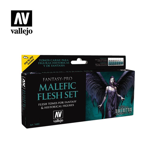 [ VAL74102 ] Vallejo Malefic Flesh Set (8)