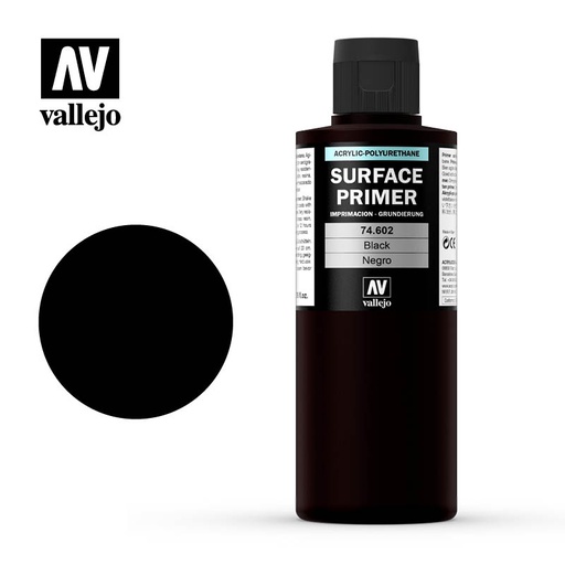[ VAL74602 ] Vallejo Black primer 200ml