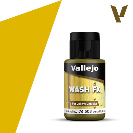 [ VAL76503 ] Vallejo Dark Yellow Wash 35 ml