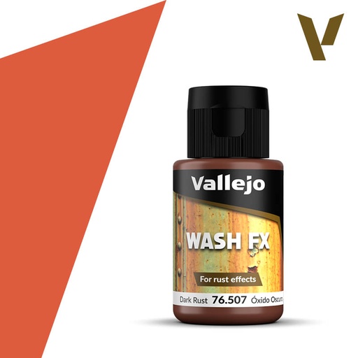 [ VAL76507 ] Vallejo Model Wash Dark Rust Wash