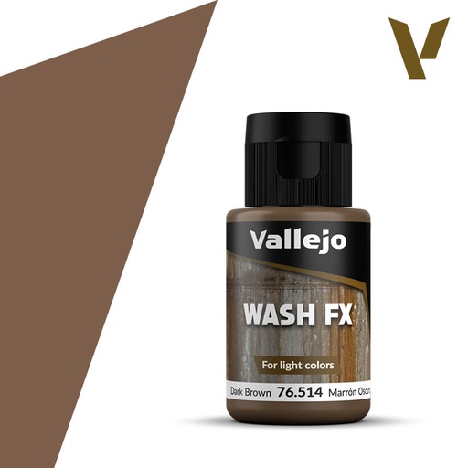 [ VAL76514 ] Vallejo Model Wash Dark Brown 30ml