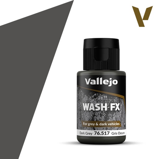 [ VAL76517 ] Vallejo Model Wash Dark Grey  30ml
