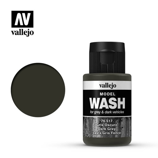 [ VAL76517 ] Vallejo Model Wash Dark Grey  30ml