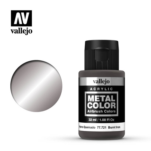 [ VAL77721 ] Vallejo Metal Color Burnt Iron 32ml