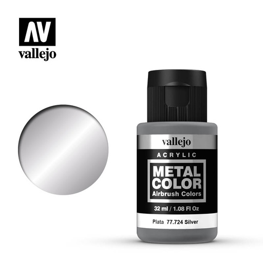 [ VAL77724 ] Vallejo Metal Color Silver 32ml