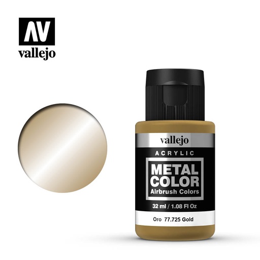 [ VAL77725 ] Vallejo Metal Color Gold 32ml