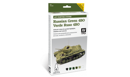 [ VAL78403 ] Vallejo AFV Russian Green 4BO Armour Painting System (6)